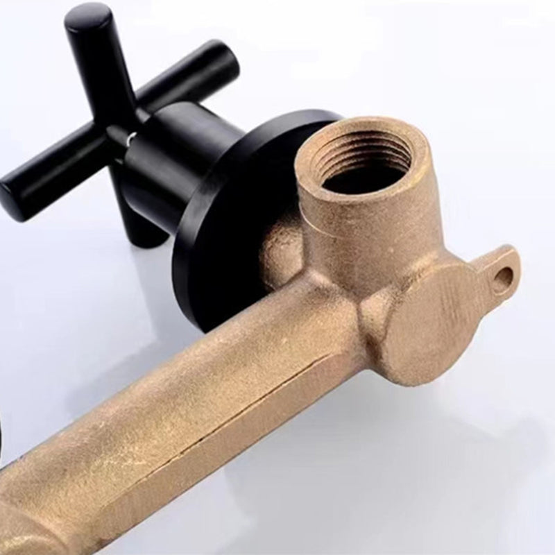 Avtoit | Modern 1- or 2-Handle Bathroom Sink Faucet Round Wall-Mounted Bathroom Faucet.