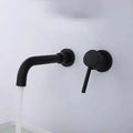 Avtoit | Modern 1- or 2-Handle Bathroom Sink Faucet Round Wall-Mounted Bathroom Faucet.