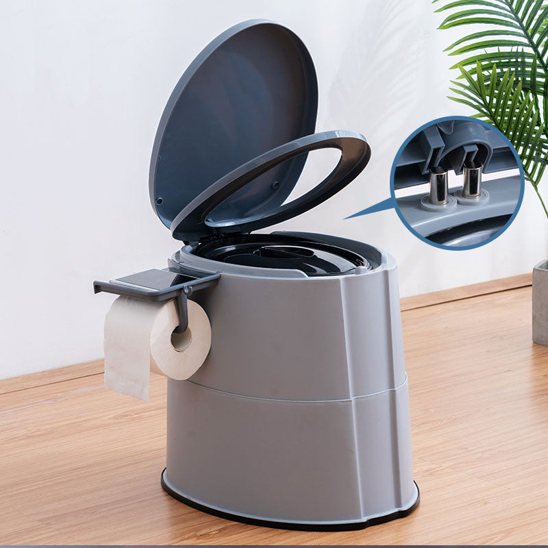 Avtoit | Modern flush toilet plastic round floor-mounted toilet bowl for bathroom
