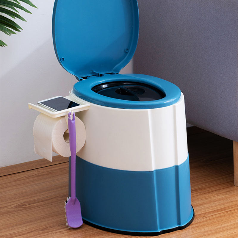 Avtoit | Modern flush toilet plastic round floor-mounted toilet bowl for bathroom