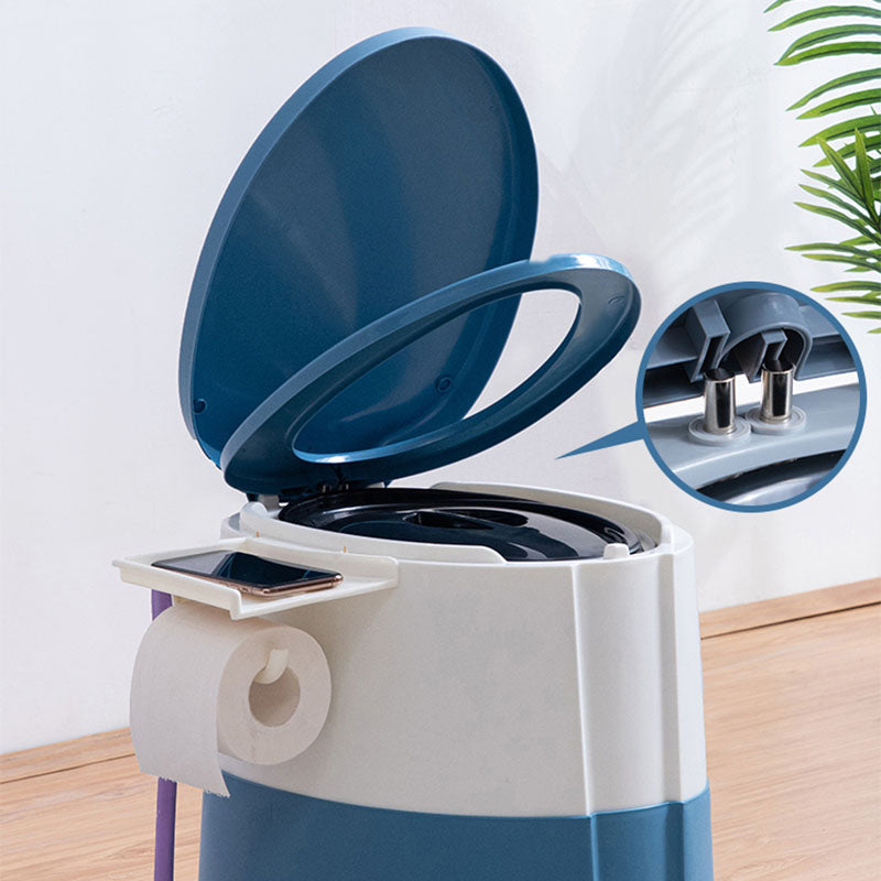 Avtoit | Modern flush toilet plastic round floor-mounted toilet bowl for bathroom