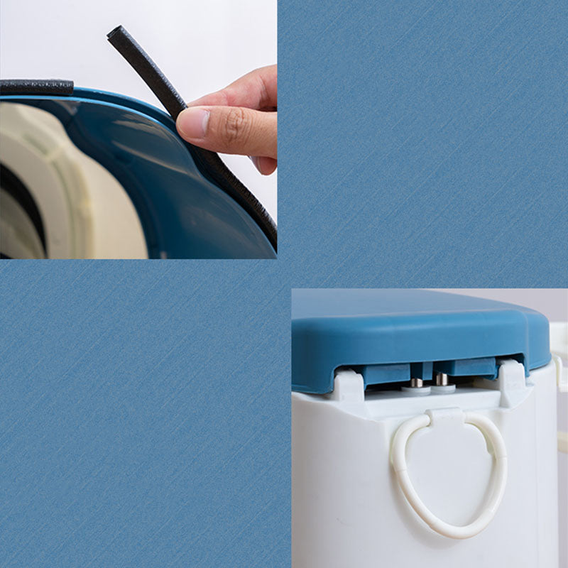 Avtoit | Modern flush toilet plastic round floor-mounted toilet bowl for bathroom