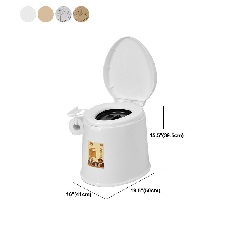 Avtoit | Modern Plastic Floor-Mounted Toilet Bowl with Seat for the Bathroom