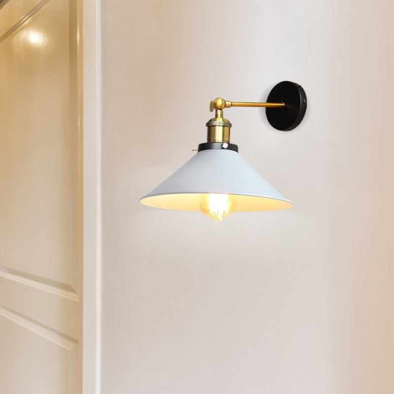 Avtoit | White Industrial Vintage Wall Sconce Light
