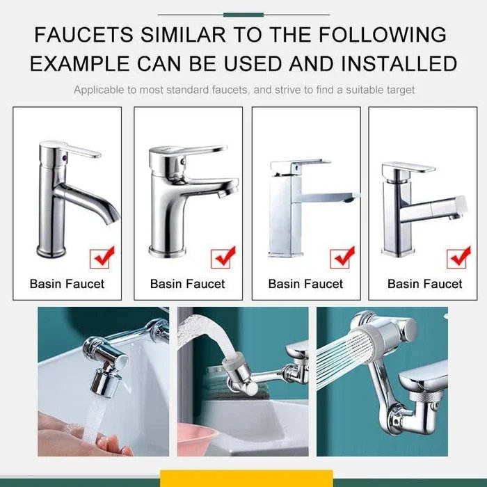 Avtoit | 1080° Rotating Splash Filter Faucet