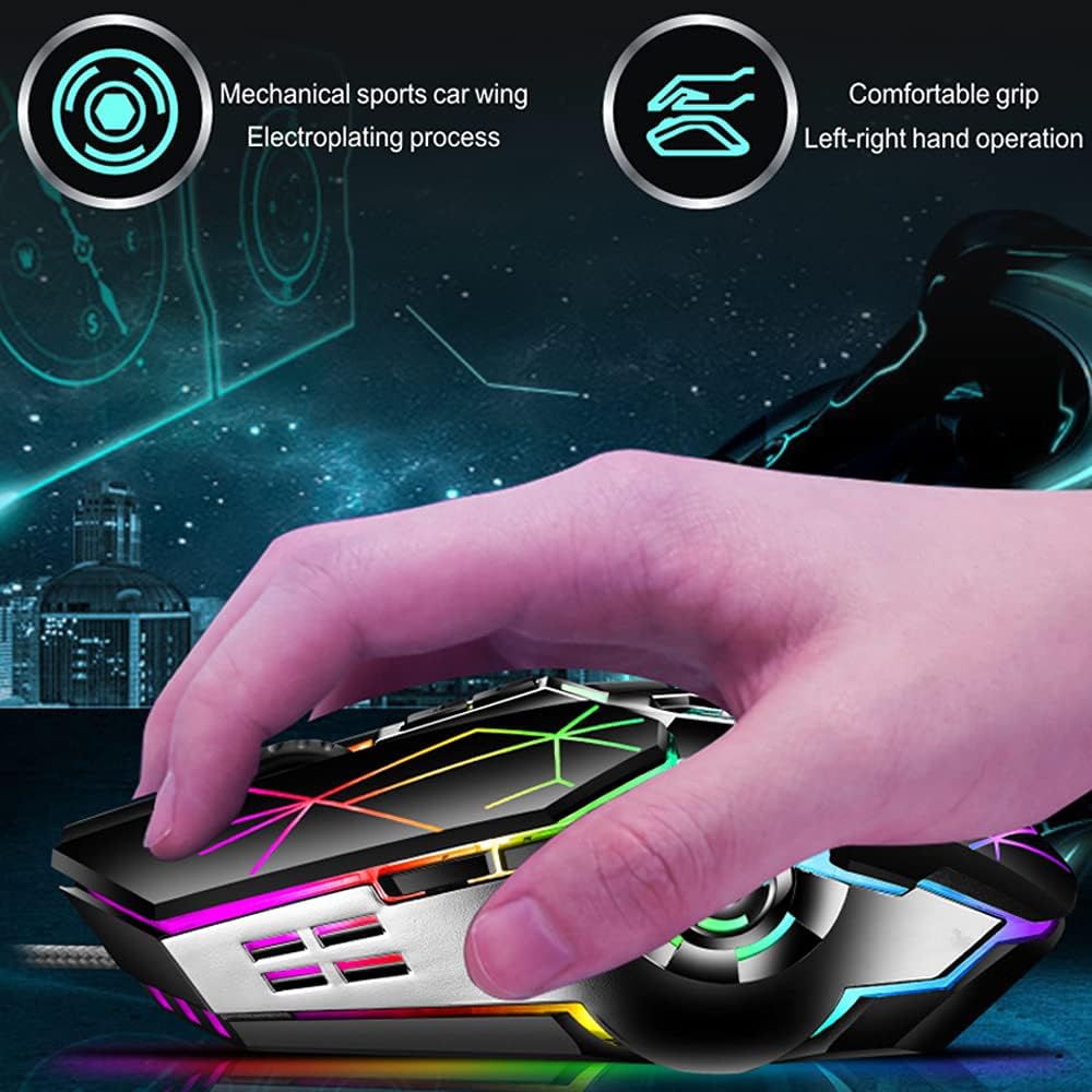Avtoit | 87-Key Mechanical Gaming Keyboard RGB Backlit Blue Switch
