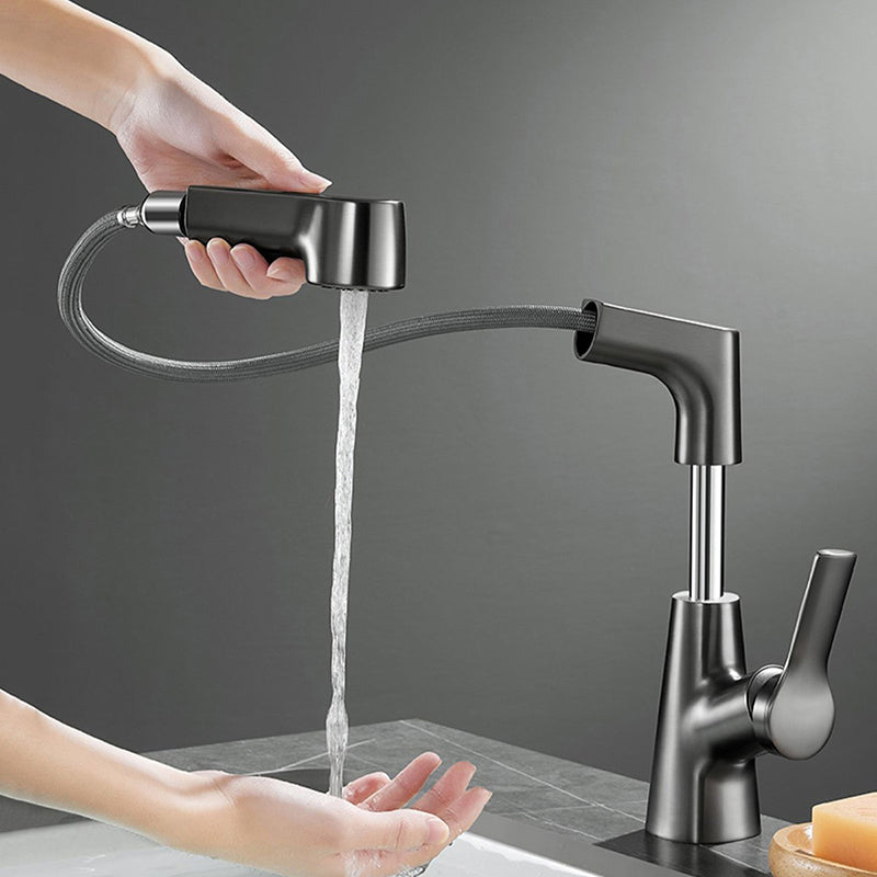 Avtoit | 1-Handle Brushed Nickel Widespread Faucet Single Hole Bathroom Vessel Faucet with Brass