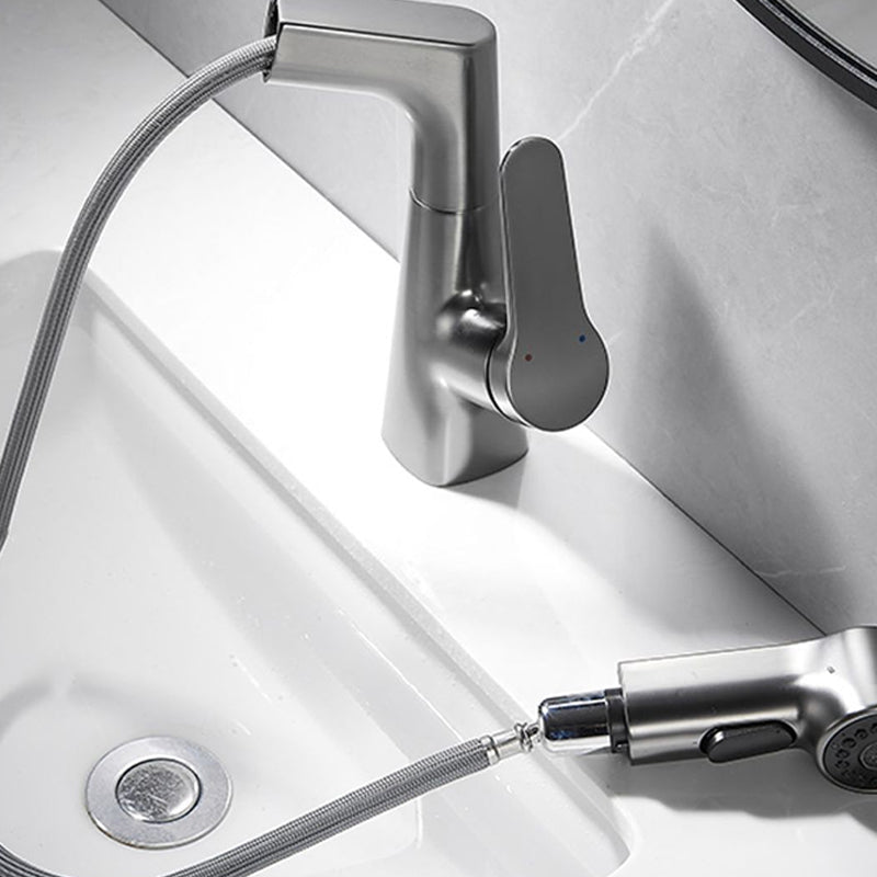 Avtoit | 1-Handle Brushed Nickel Widespread Faucet Single Hole Bathroom Vessel Faucet with Brass