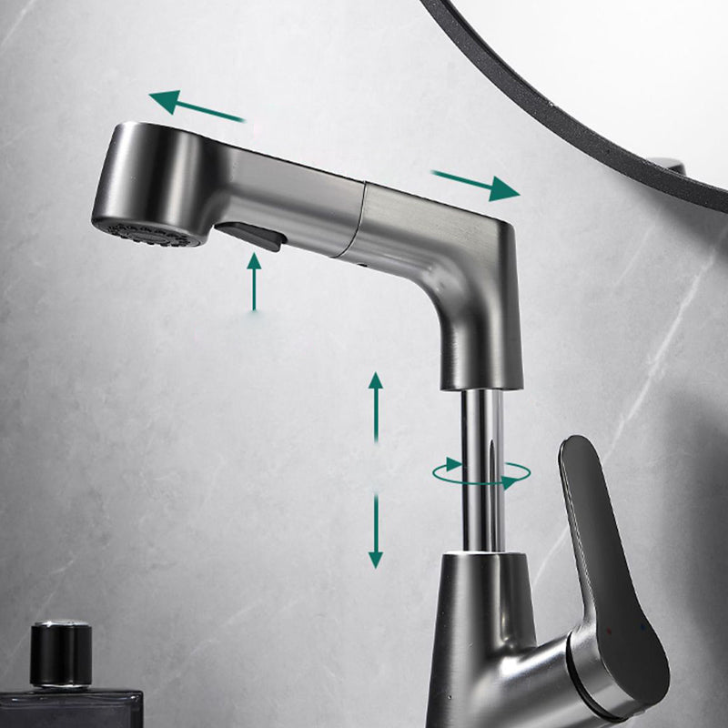 Avtoit | 1-Handle Brushed Nickel Widespread Faucet Single Hole Bathroom Vessel Faucet with Brass