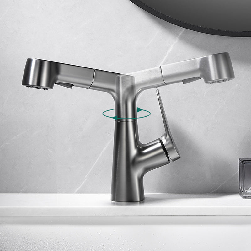 Avtoit | 1-Handle Brushed Nickel Widespread Faucet Single Hole Bathroom Vessel Faucet with Brass