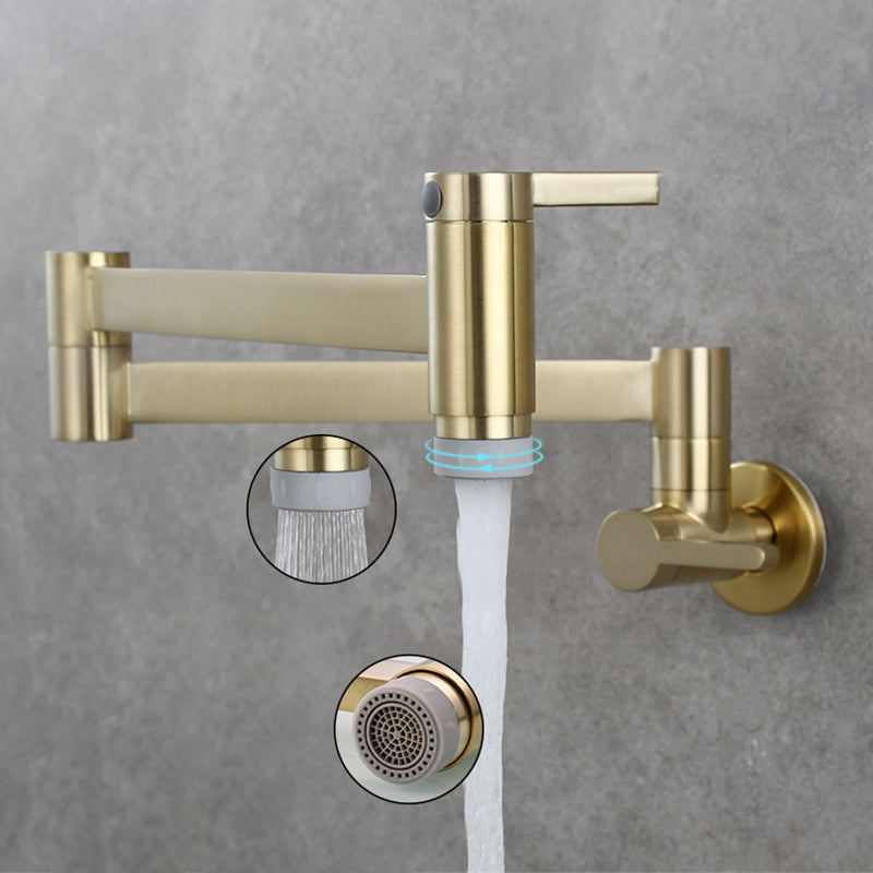 Avtoit | 1-handle brushed nickel widespread faucet 1 hole wall-mounted bathroom faucet with brass