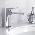 Avtoit | Modern Bathroom Faucet Brass Deep Curve Lever Handle with Faucet Hose
