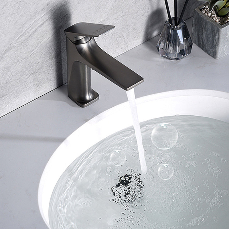 Avtoit | Modern Bathroom Faucet Brass Deep Curve Lever Handle with Faucet Hose