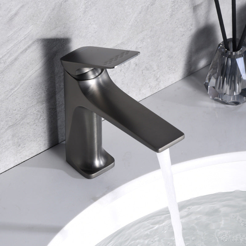 Avtoit | Modern Bathroom Faucet Brass Deep Curve Lever Handle with Faucet Hose