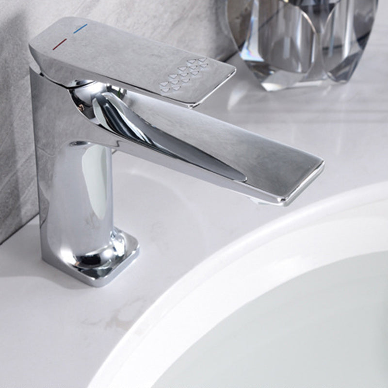 Avtoit | Modern Bathroom Faucet Brass Deep Curve Lever Handle with Faucet Hose