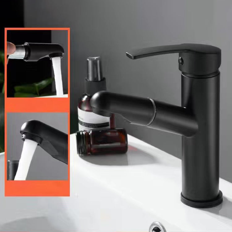 Avtoit | Pull-out simple bathroom sink tap 1 hole single lever faucet