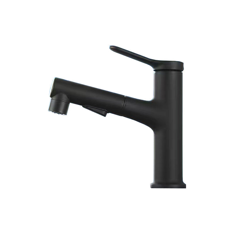Avtoit | Pull-out simple bathroom sink tap 1 hole single lever faucet