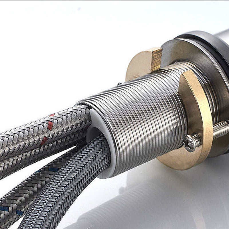 Avtoit | Pull-out simple bathroom sink tap 1 hole single lever faucet