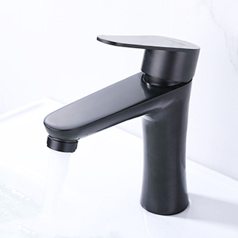 Avtoit | Contemporary Stainless Steel Sink Faucet Lever Handles Low Arc Sink Faucet