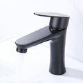 Avtoit | Contemporary Stainless Steel Sink Faucet Lever Handles Low Arc Sink Faucet