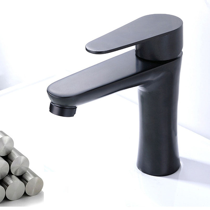 Avtoit | Contemporary Stainless Steel Sink Faucet Lever Handles Low Arc Sink Faucet