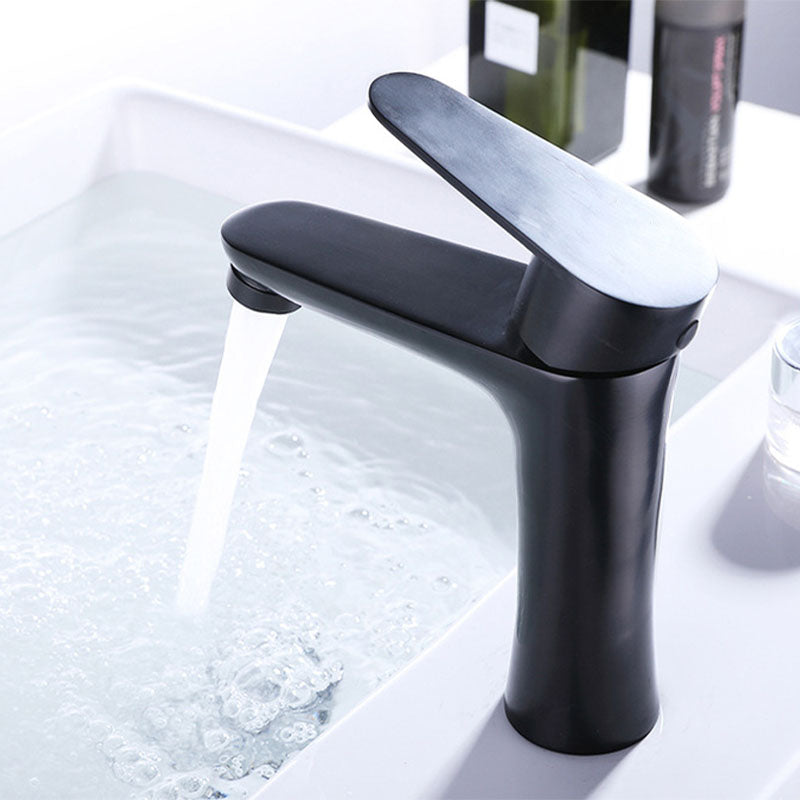 Avtoit | Contemporary Stainless Steel Sink Faucet Lever Handles Low Arc Sink Faucet