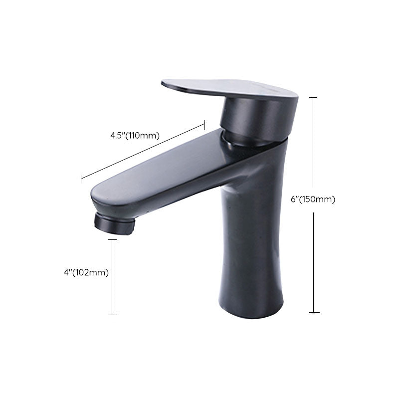 Avtoit | Contemporary Stainless Steel Sink Faucet Lever Handles Low Arc Sink Faucet