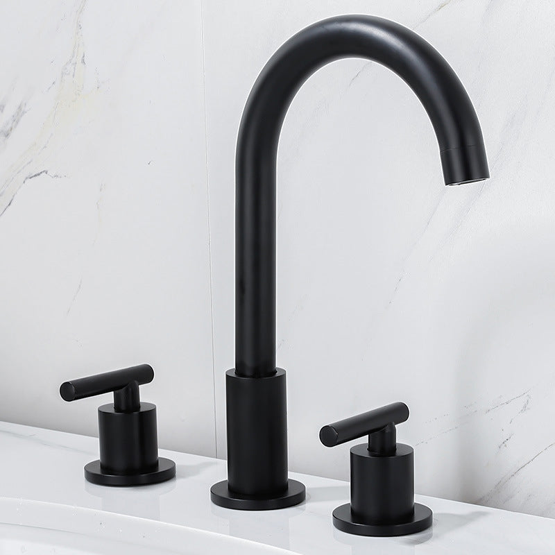 Avtoit | Modern 2-Handle Bathroom Sink Faucet 3-Hole Widespread Bathroom Faucet