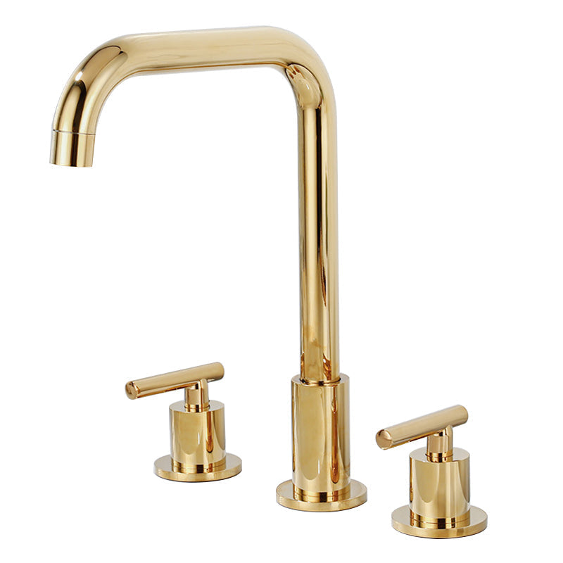 Avtoit | Modern 2-Handle Bathroom Sink Faucet 3-Hole Widespread Bathroom Faucet