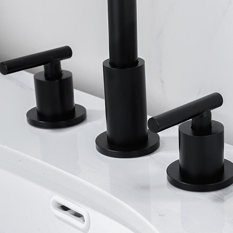 Avtoit | Modern 2-Handle Bathroom Sink Faucet 3-Hole Widespread Bathroom Faucet