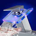Avtoit | 1-Lever Vanity Faucet 1-Hole Copper Sink Faucet with LED Lighting