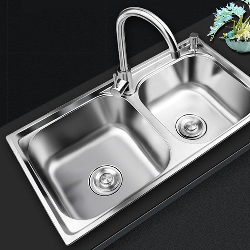 Avtoit | Classic Style Kitchen Sink Stainless Steel Kitchen Sink with Drainage Hole Kit