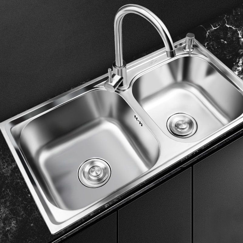 Avtoit | Classic Style Kitchen Sink Stainless Steel Kitchen Sink with Drainage Hole Kit