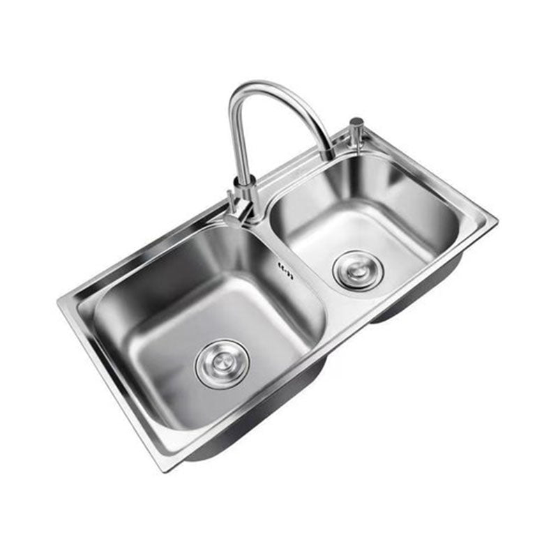 Avtoit | Classic Style Kitchen Sink Stainless Steel Kitchen Sink with Drainage Hole Kit