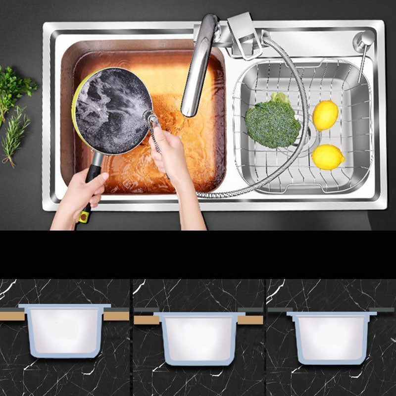 Avtoit | Classic Style Kitchen Sink Stainless Steel Kitchen Sink with Drainage Hole Kit