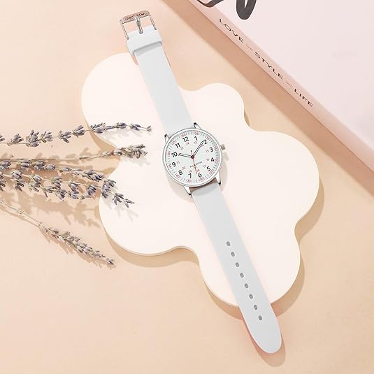 Avtoit | Stylish Women’s Clip-On Watch – Waterproof Silicone Fob Watch in Elegant Colours