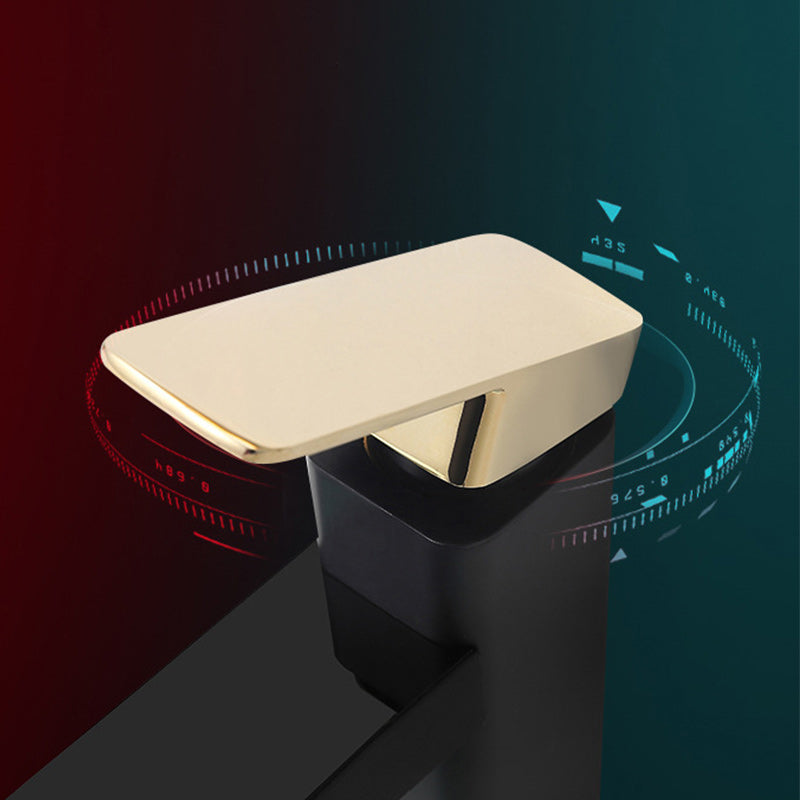 Avtoit | Contemporary sink faucet Digital display Monochrome Low arch basin Bathroom sink