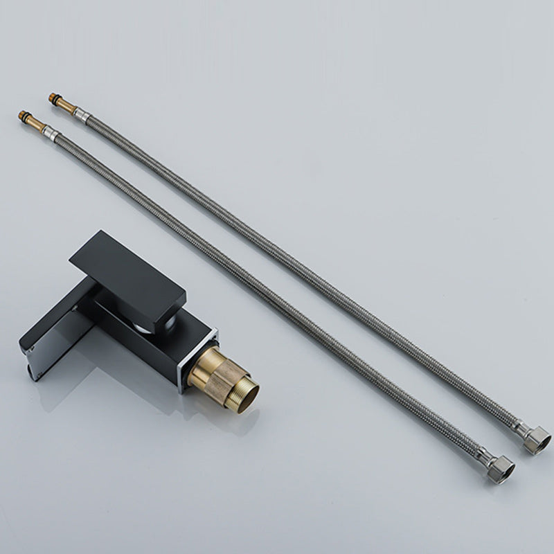 Avtoit | Contemporary Sink Faucet Solid Color Low Arc Bathroom Sink Faucet
