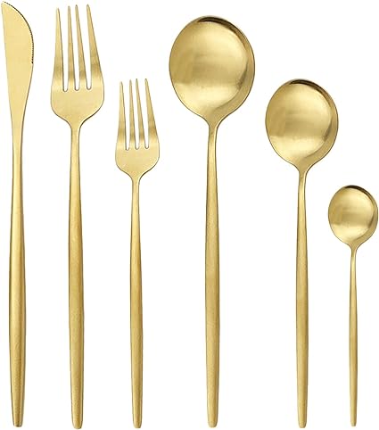 Avtoit | Torin 36-Piece Minimalist Cutlery Set – Premium Stainless Steel Flatware with Matte Finish