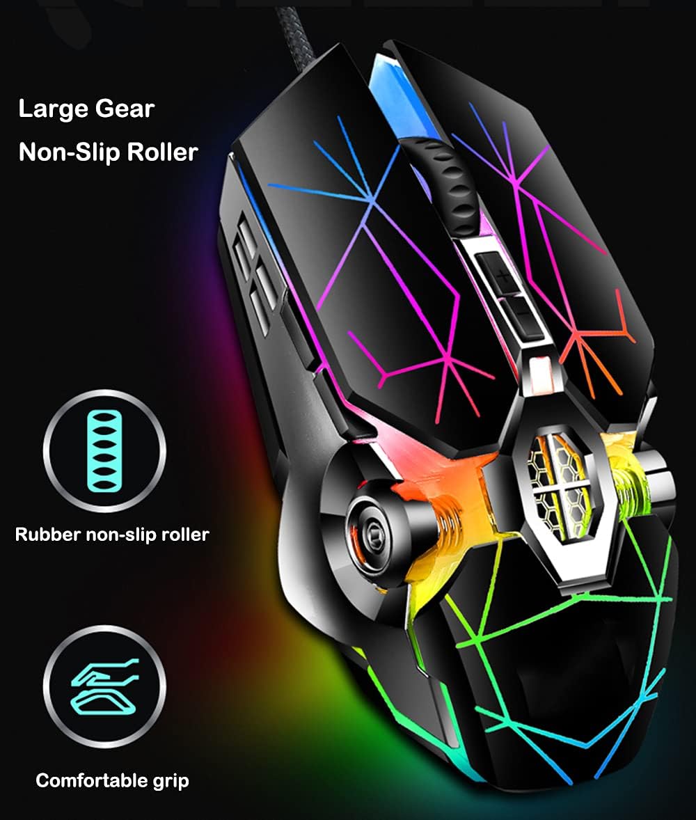 Avtoit | 87-Key Mechanical Gaming Keyboard RGB Backlit Blue Switch