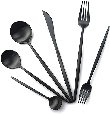 Avtoit | Torin 36-Piece Minimalist Cutlery Set – Premium Stainless Steel Flatware with Matte Finish