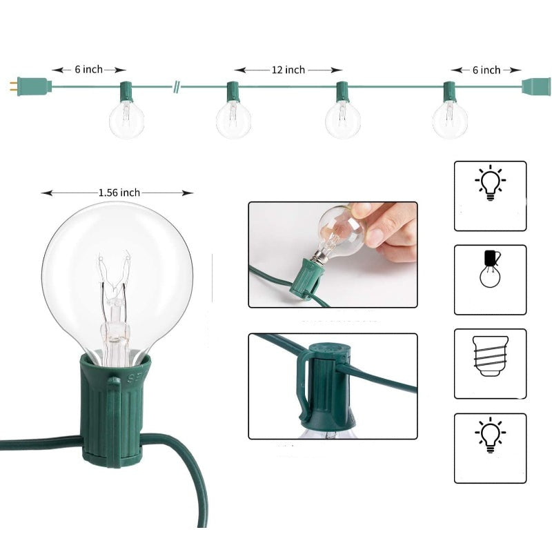 Avtoit | Royaleva Outdoor Dimmable String Lights - 20 ft LED Ambient Lighting