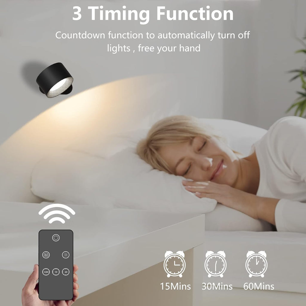Avtoit | FlexiLamp – Wireless Rechargeable 360° LED Wall Light for Indoors & Outdoors