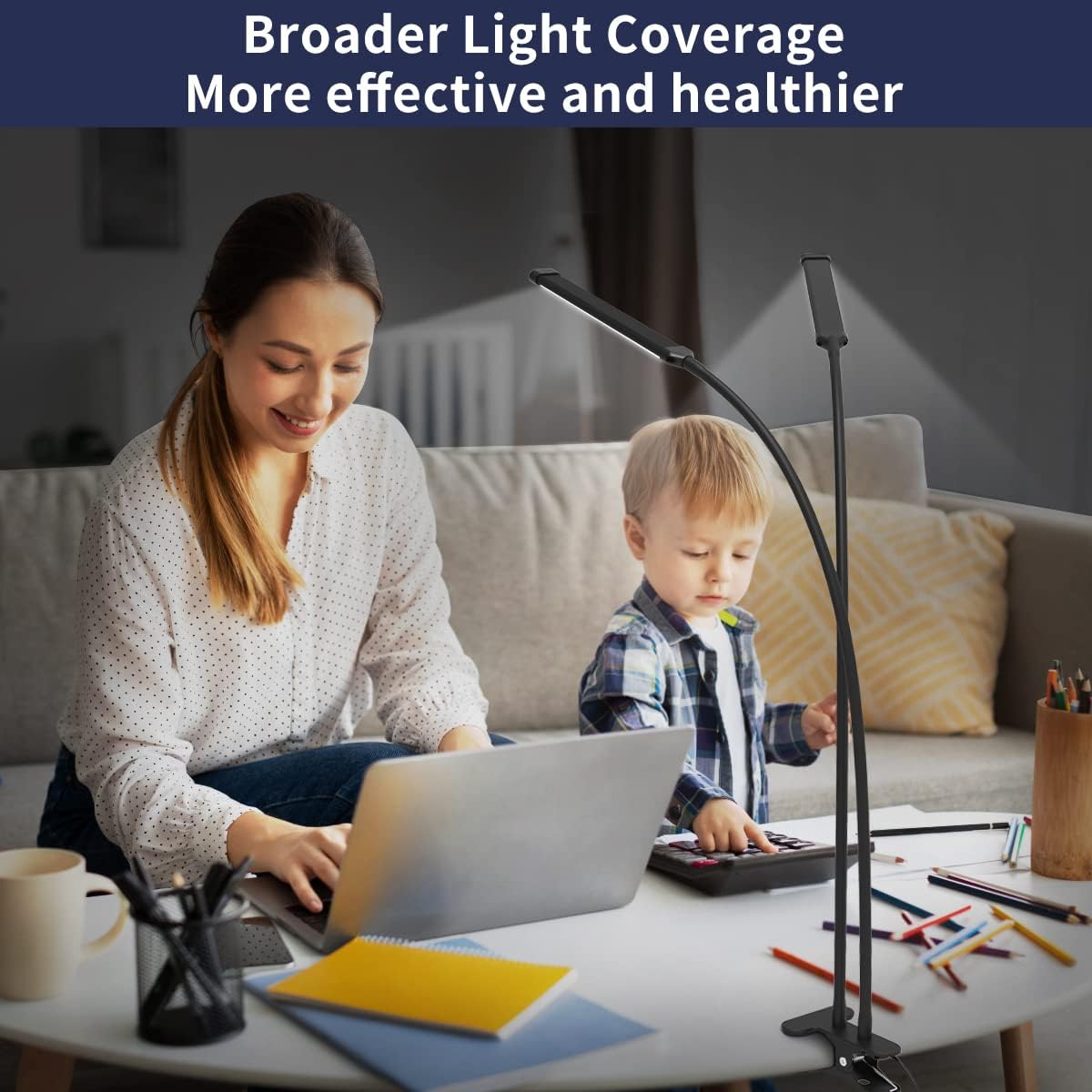 Avtoit | 77 LED Desk Clamp Lamp with 70cm Flexible Gooseneck – Ravien