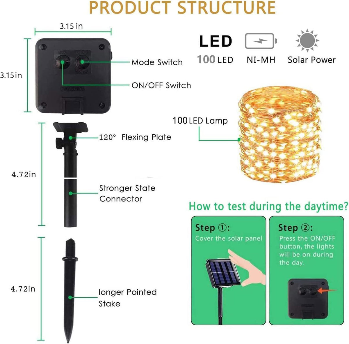 Avtoit | Solar-powered Mini String Lights