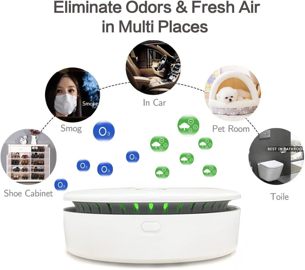Avtoit | FreshAir Ozone Odour Eliminator – Portable Air Purifier for Smoke, Pet Smells & Household Odours
