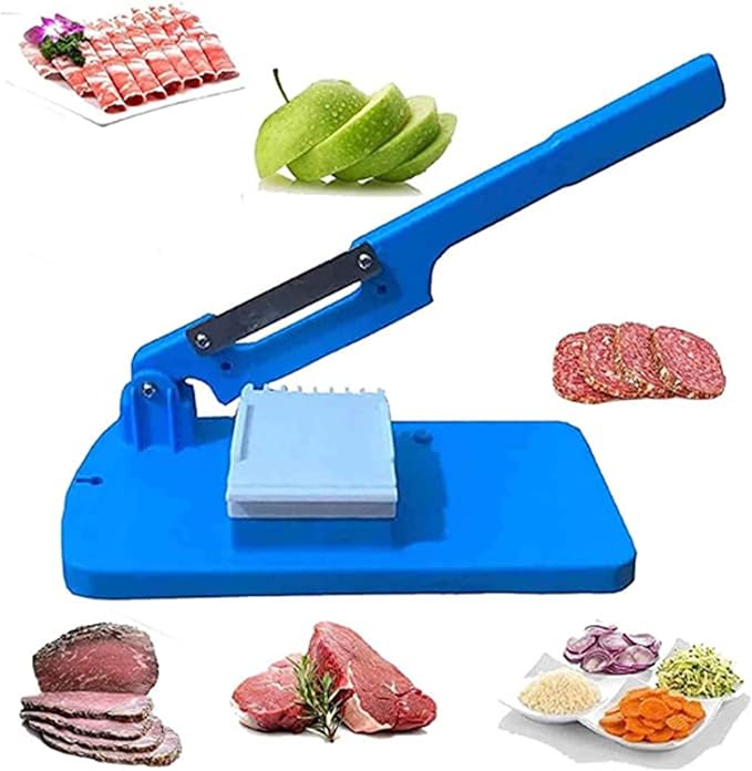 Avtoit | Manual Multifunctional Food Slicer – Robust Meat & Vegetable Slicer for Frozen Goods
