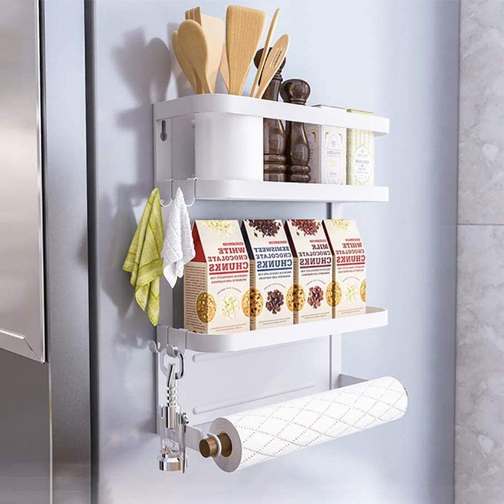 Avtoit | Magnetic Fridge Spice Rack with Paper Towel Holder – Oryden