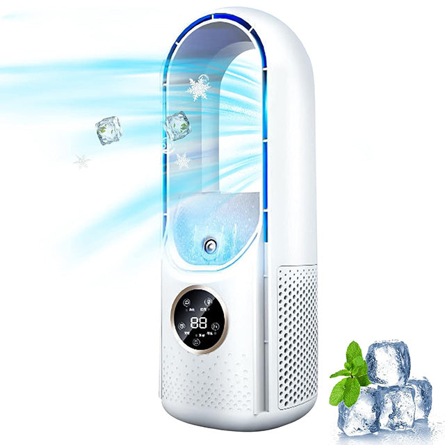 Avtoit | Bladeless Portable Fan | Ultra-Quiet, Ergonomic Design & Ideal for Home and Office Use