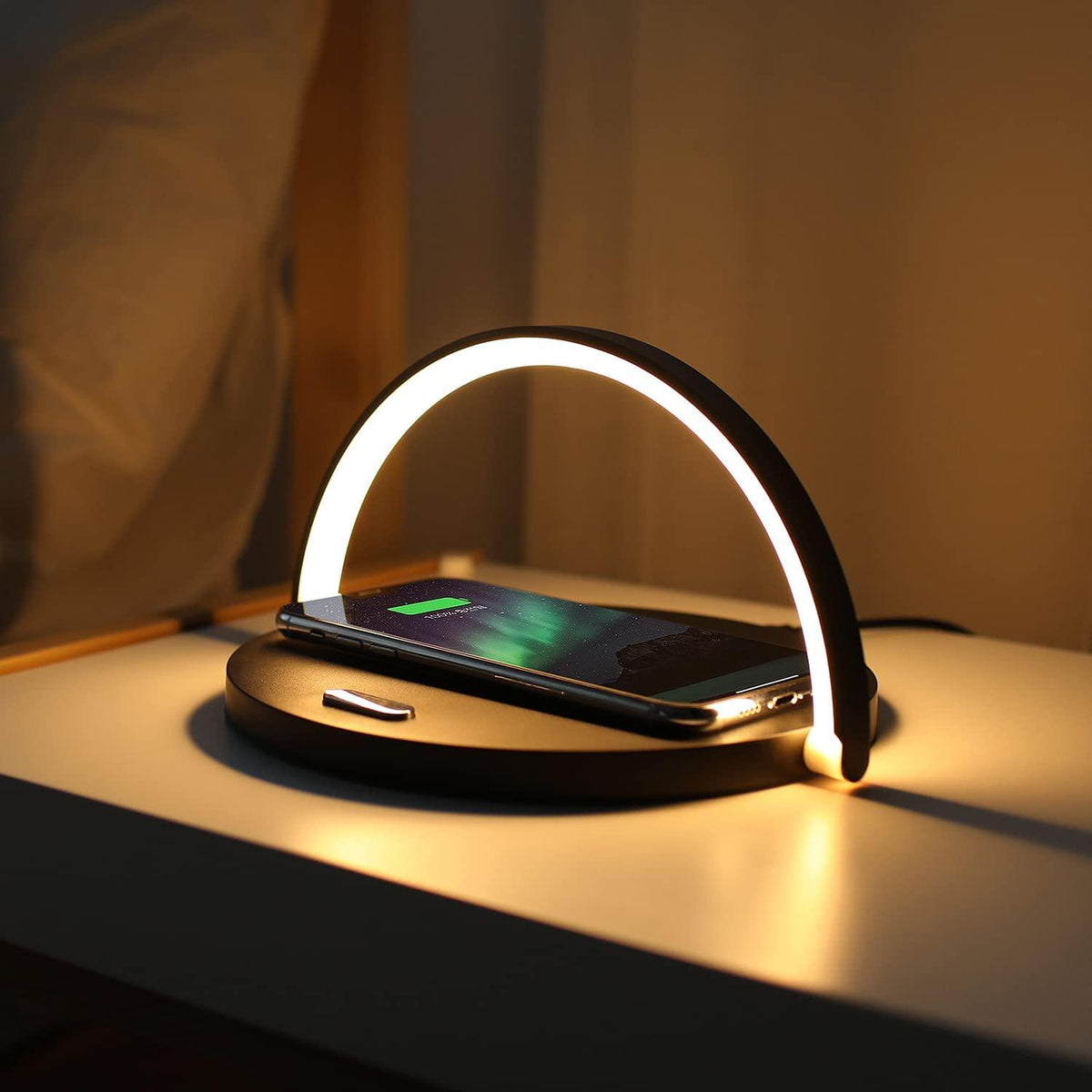 Avtoit | PowerHub – 3-in-1 Wireless Charger, Phone Stand & LED Desk Lamp